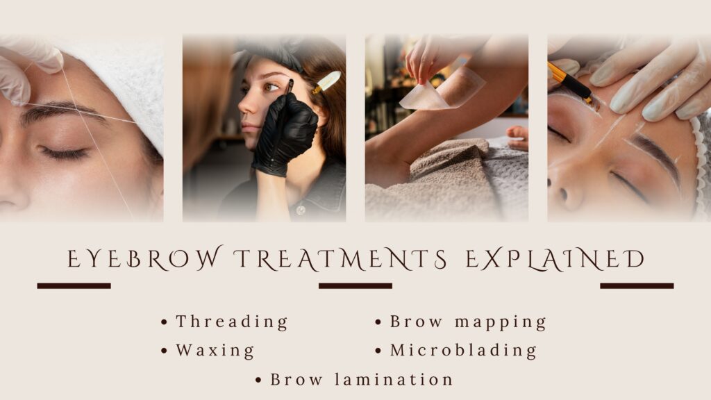 Eyebrow Treatments Explained